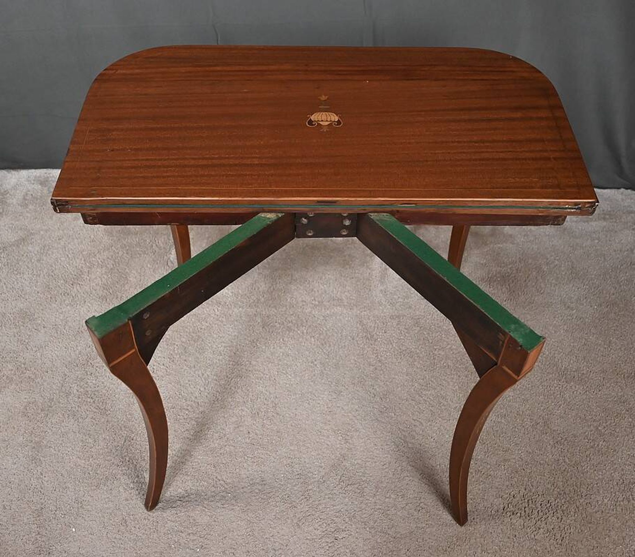 Mahogany Game Console Table – 1920