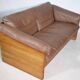 Teak Solid Wood Leather Danish Design by Mikael Laursen, 1970s