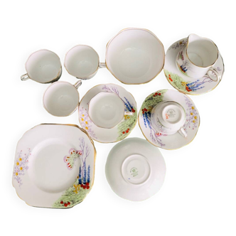 Melba English porcelain tea service
