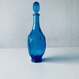 Blue glass decanter