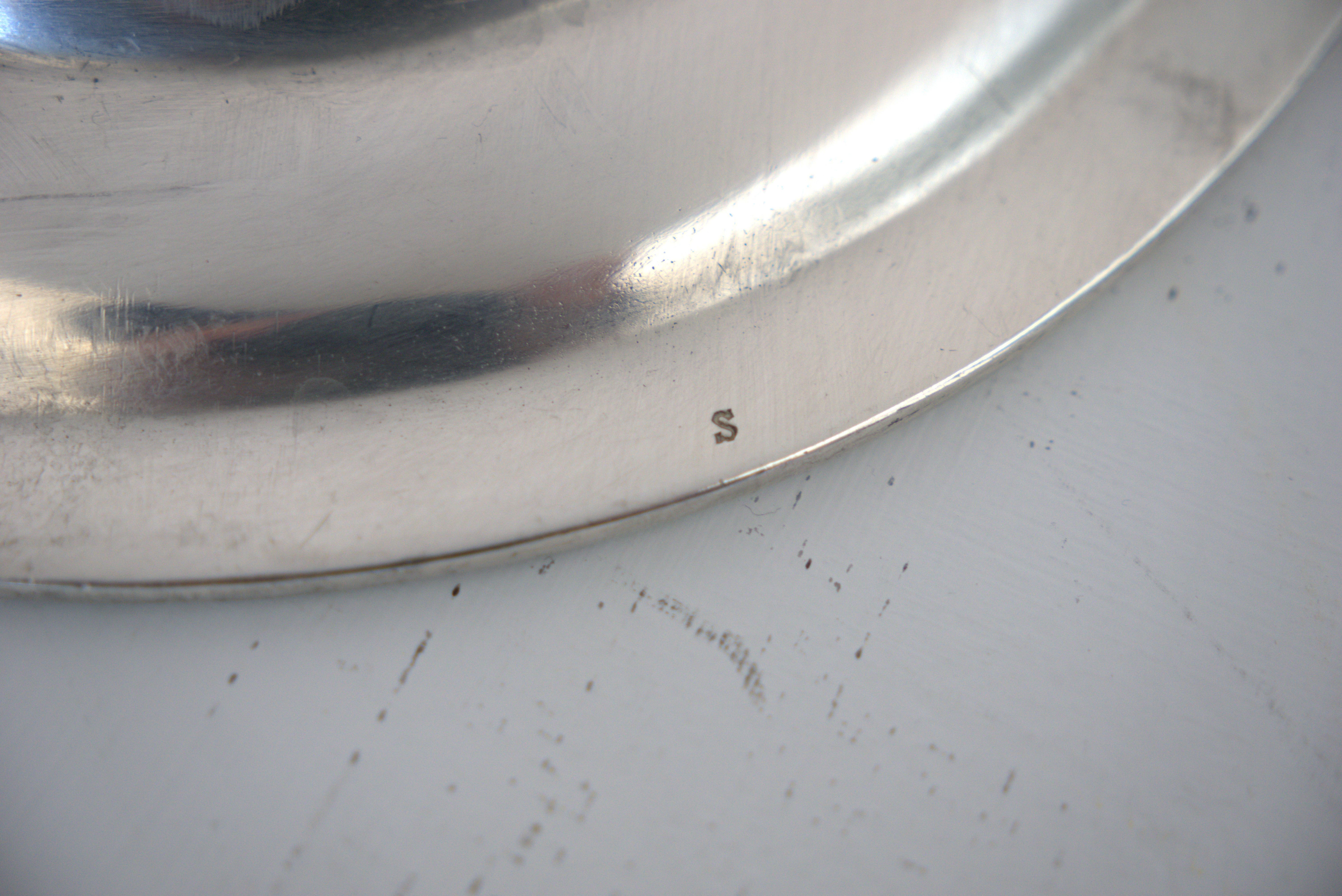 Set of silver-plated serving dishes