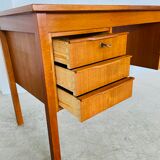 Vintage retro Danish mid-century teak desk by Bent Silberg Møbler 1960s