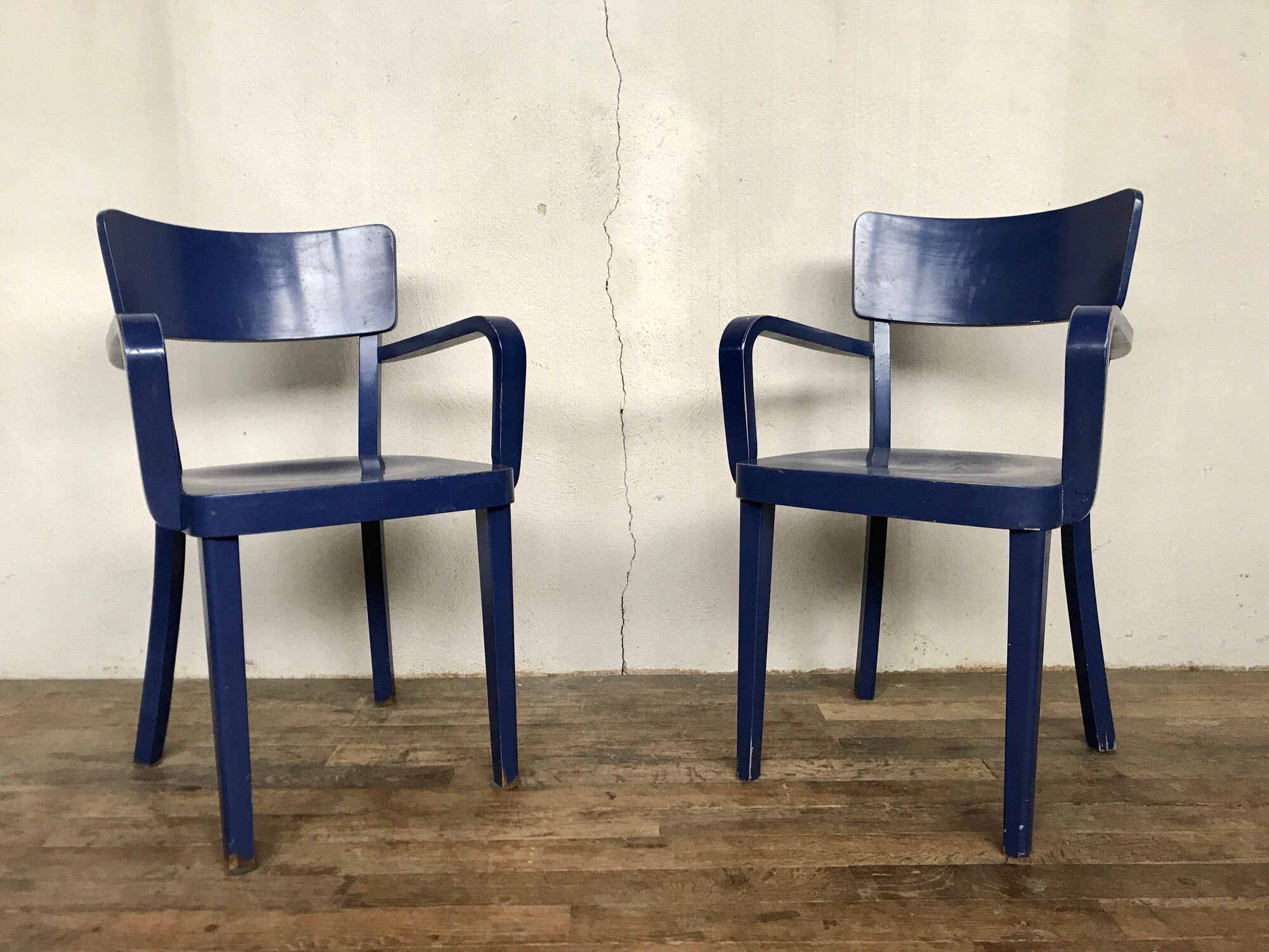 Paire de 2 fauteuils de bureau bout de table