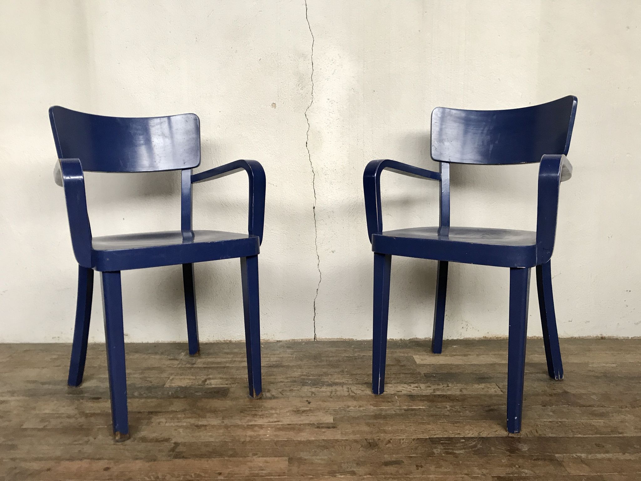 Paire de 2 fauteuils de bureau bout de table