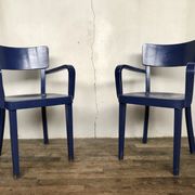 Paire de 2 fauteuils de bureau bout de table
