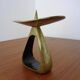 Austrian Model 3600 Candlestick in Brass by Carl Auböck, 1950s