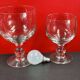 Set of 2 x 4 glasses (wine & water) louis philippe style 14 and 16.5 cm