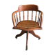 Industrial chair from the 1930s on wheels