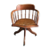Industrial chair from the 1930s on wheels