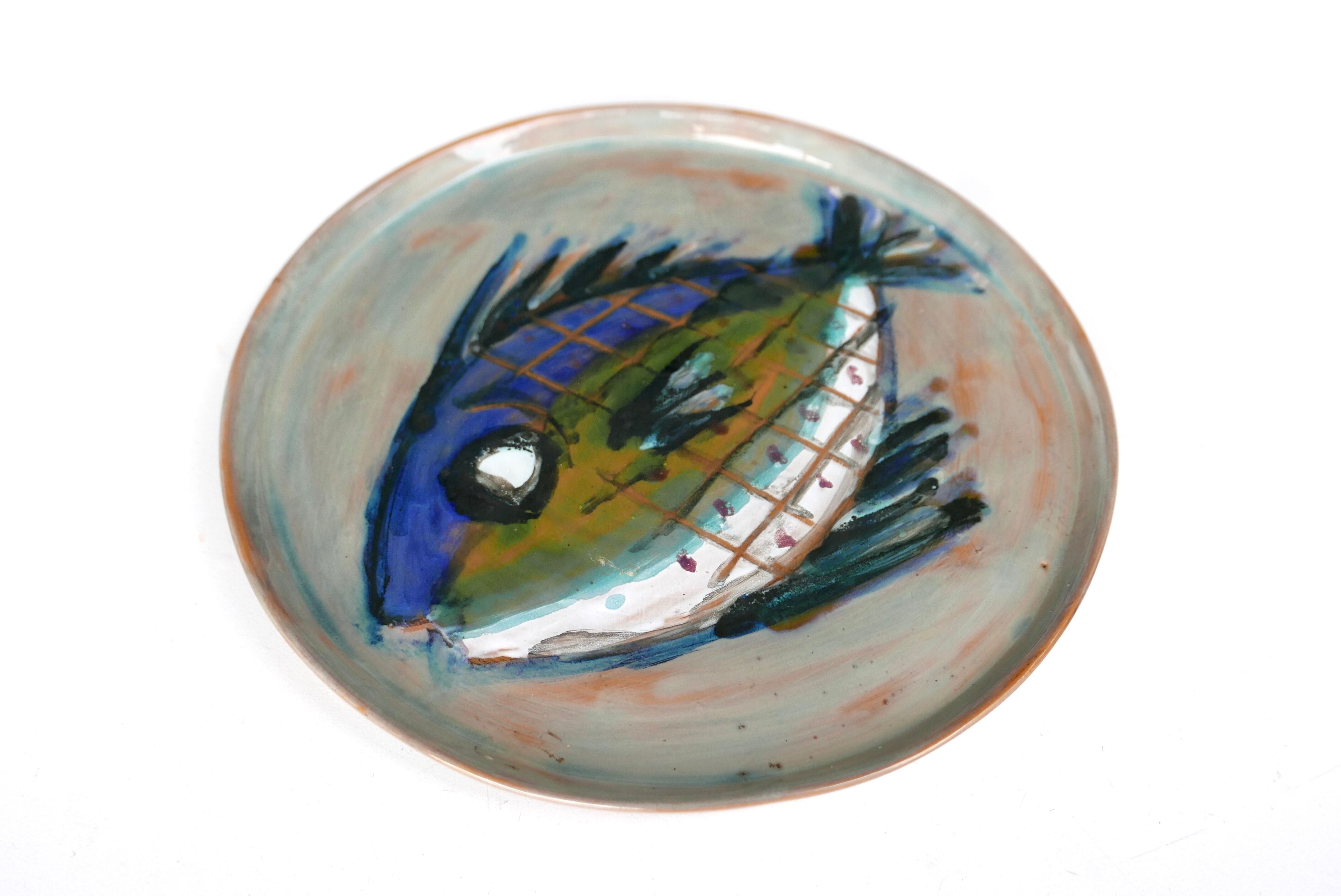 Gratia Denmark 'fish' plate, 1960s
