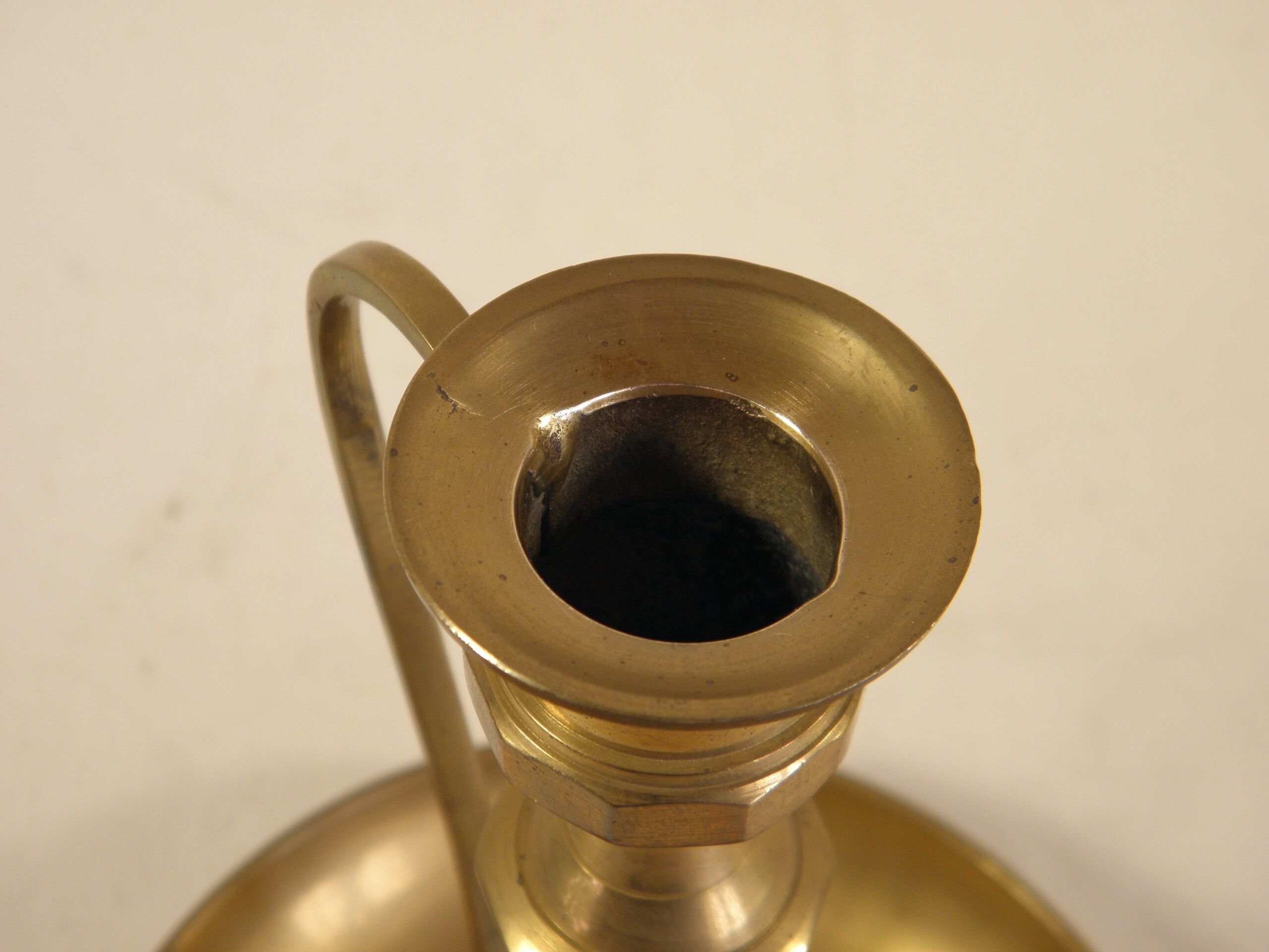 Brass candle holder 13 cm