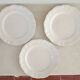 Set of 6 Sarreguemines ivory plates