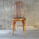 2 Fischel chairs N°196 around 1930 wooden seat- 5 bars
