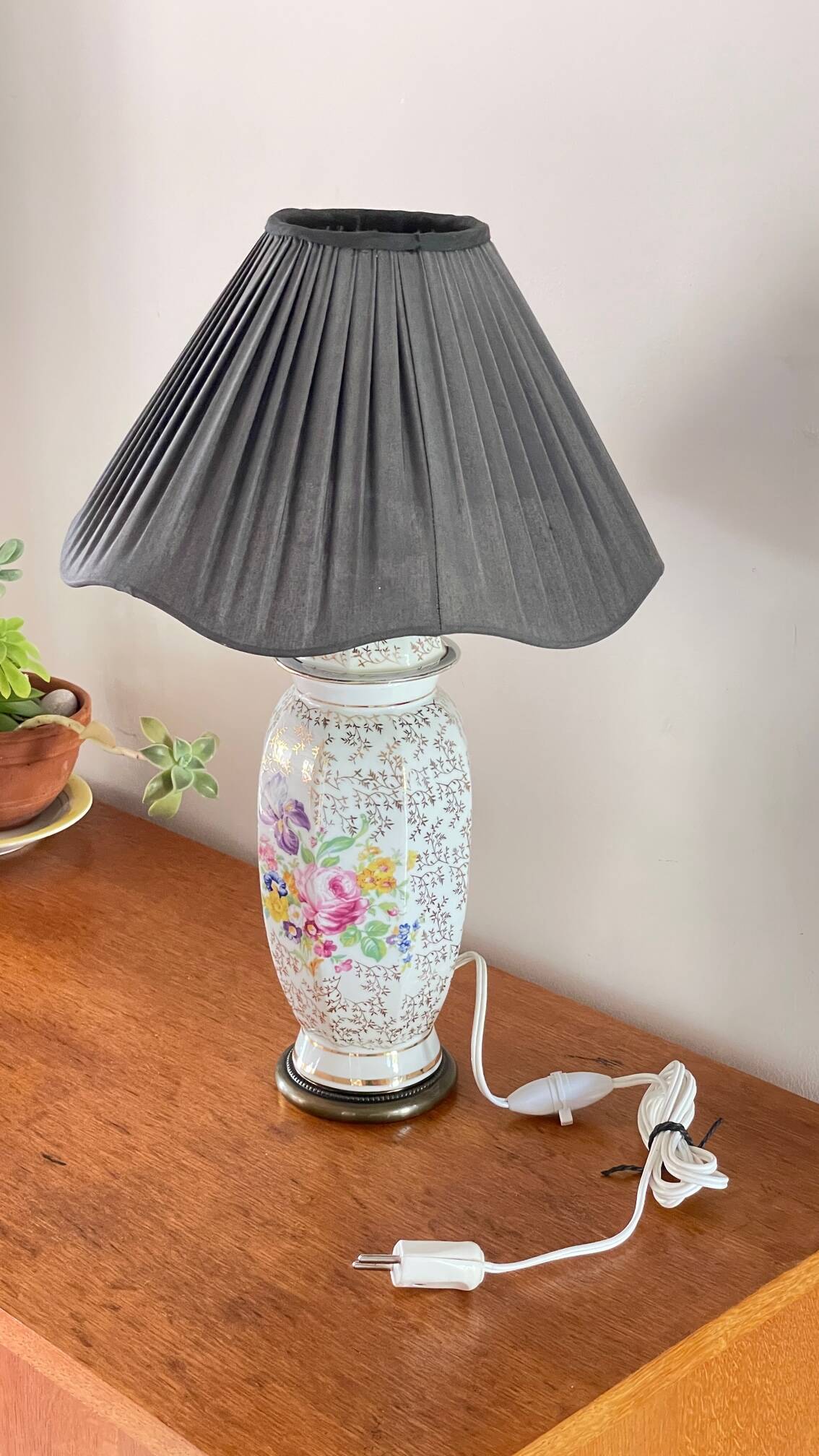 LAMP Porcelain from LIMOGES France