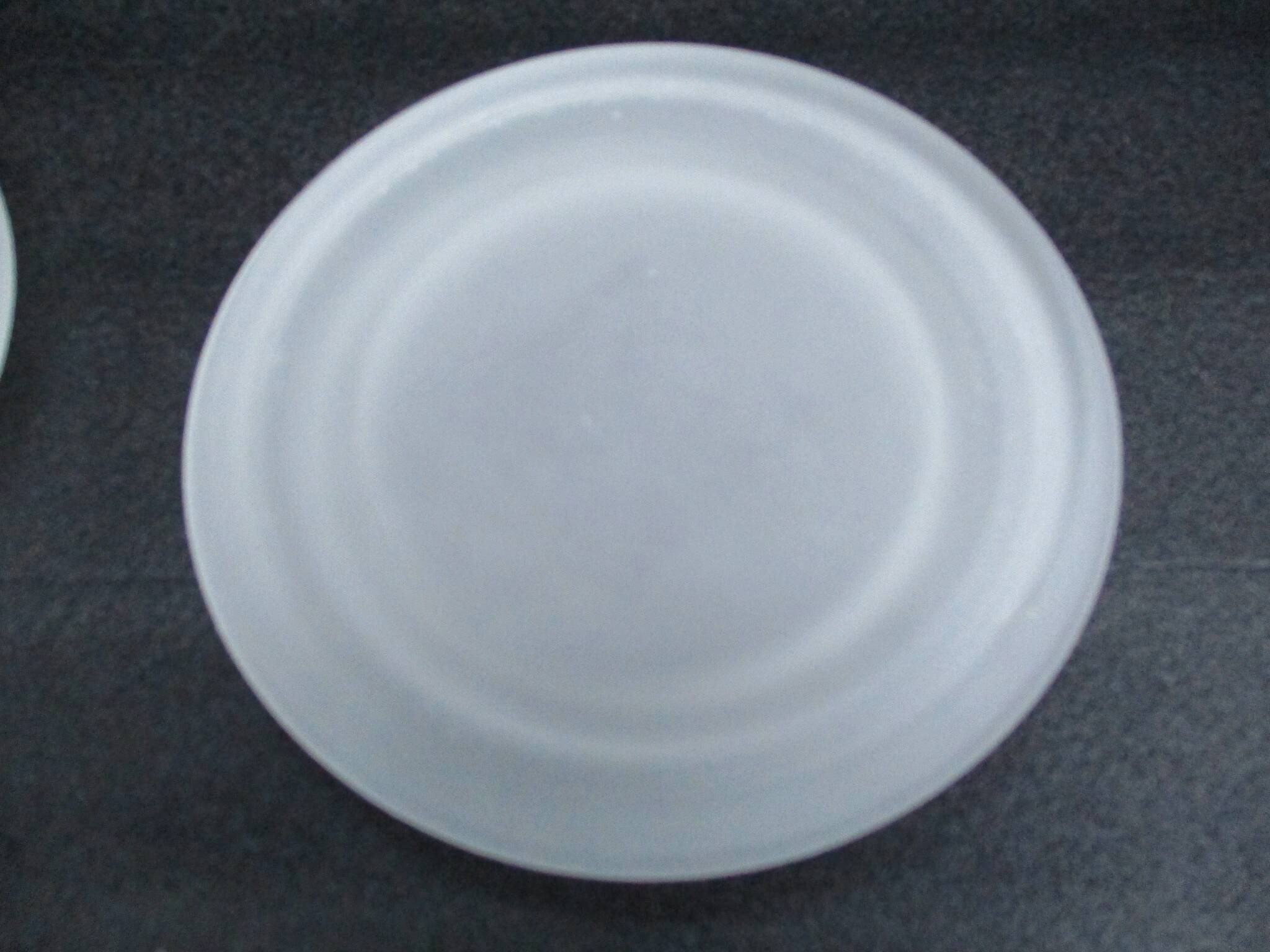 Dessous de bouteille  en verre dépoli,  set de 2