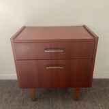 Scandinavian teak bedside table from the 60s and 70s