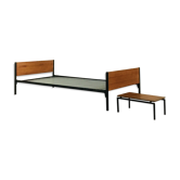 Dico bed and bedside table