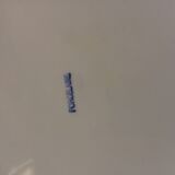 Plate motif epi Porcelain