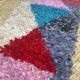 Small Moroccan rug - Vintage Art Deco rug - The Moroccan rug