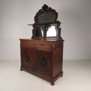 Buffet cabinet Horrix avec miroir – Style Forêt Noire, par Horrix