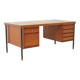 Teak desk by Peter Hvidt and Orla Mølgaard for Søborg, Denmark