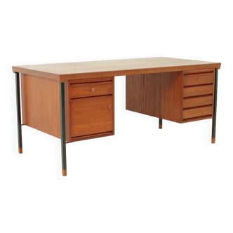 Teak desk by Peter Hvidt and Orla Mølgaard for Søborg, Denmark