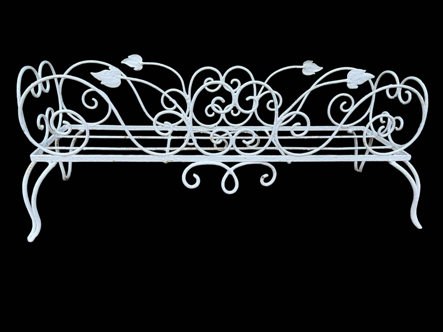 1950s wrought iron planter