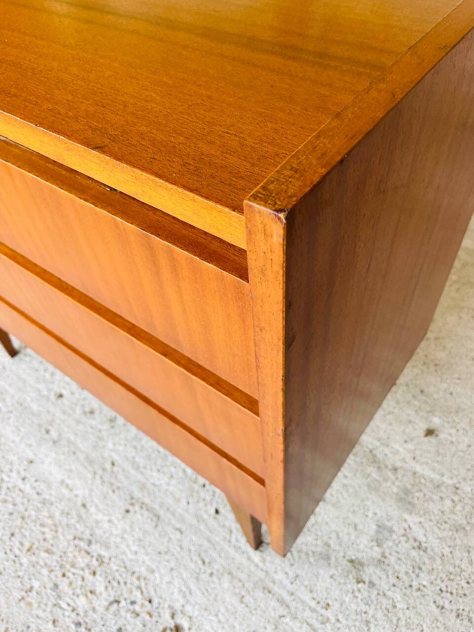 Scandinavian style teak chest of drawers, cira 60's