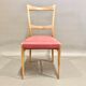 Ensemble de 5 chaises scandinaves 1950