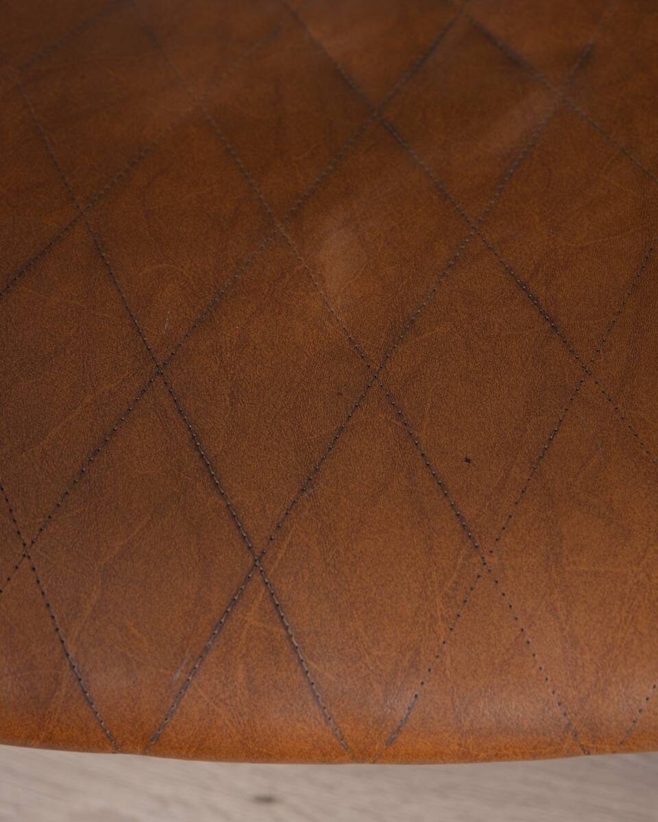 Vintage leather chair by gastone rinaldi for rima, 1950s