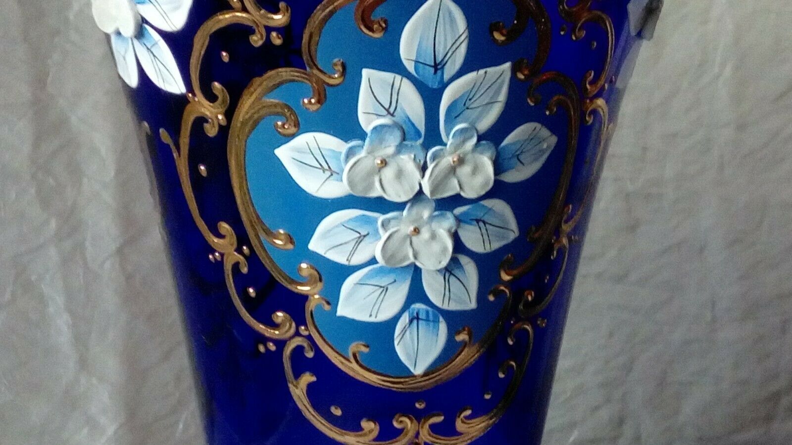 Glass vase emailthe murano venice