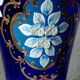 Vase en verre emaille murano venise