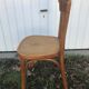 Pair of chairs bistro old vintage wood