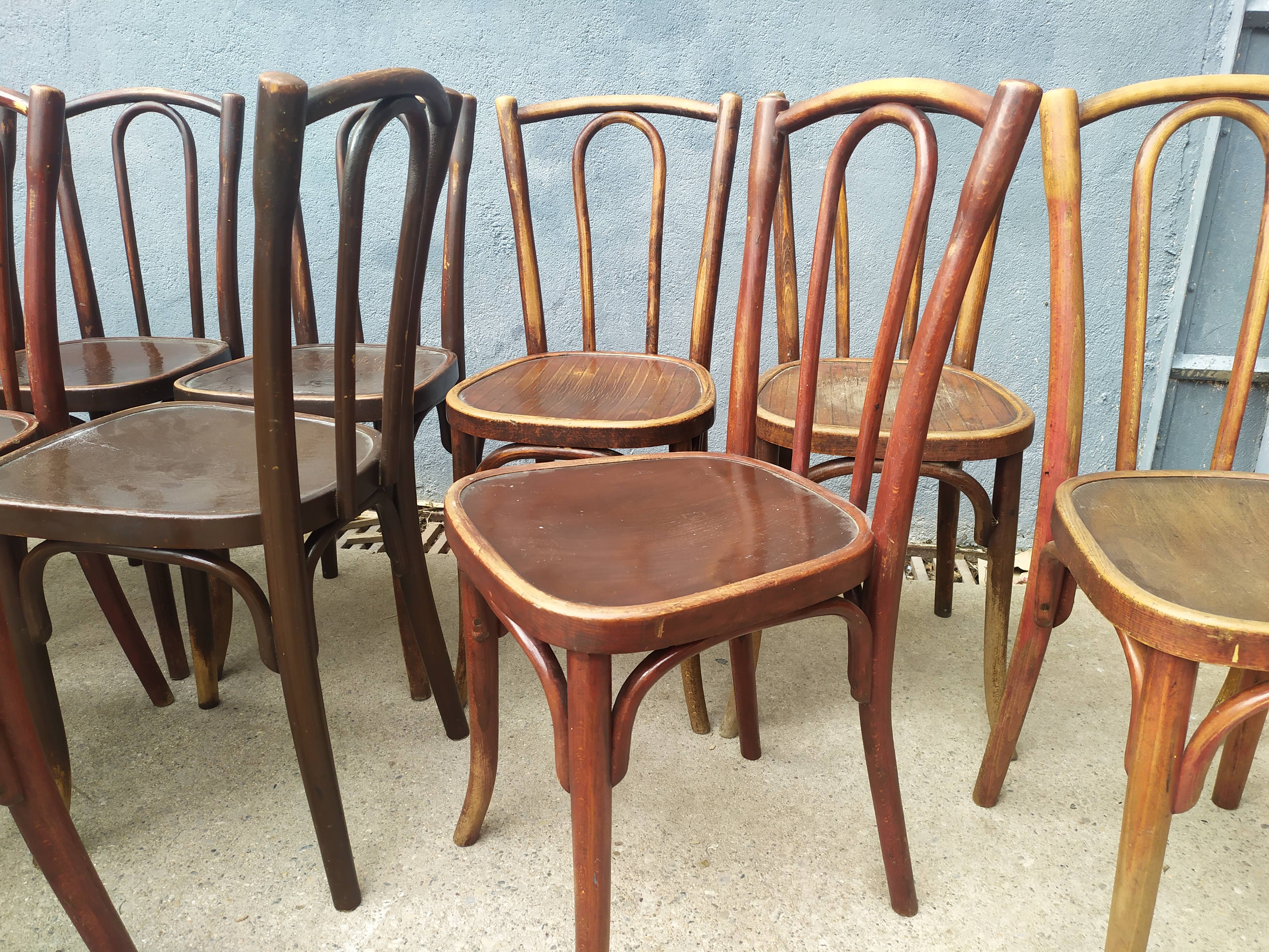 Lot de 16 chaises bistrot