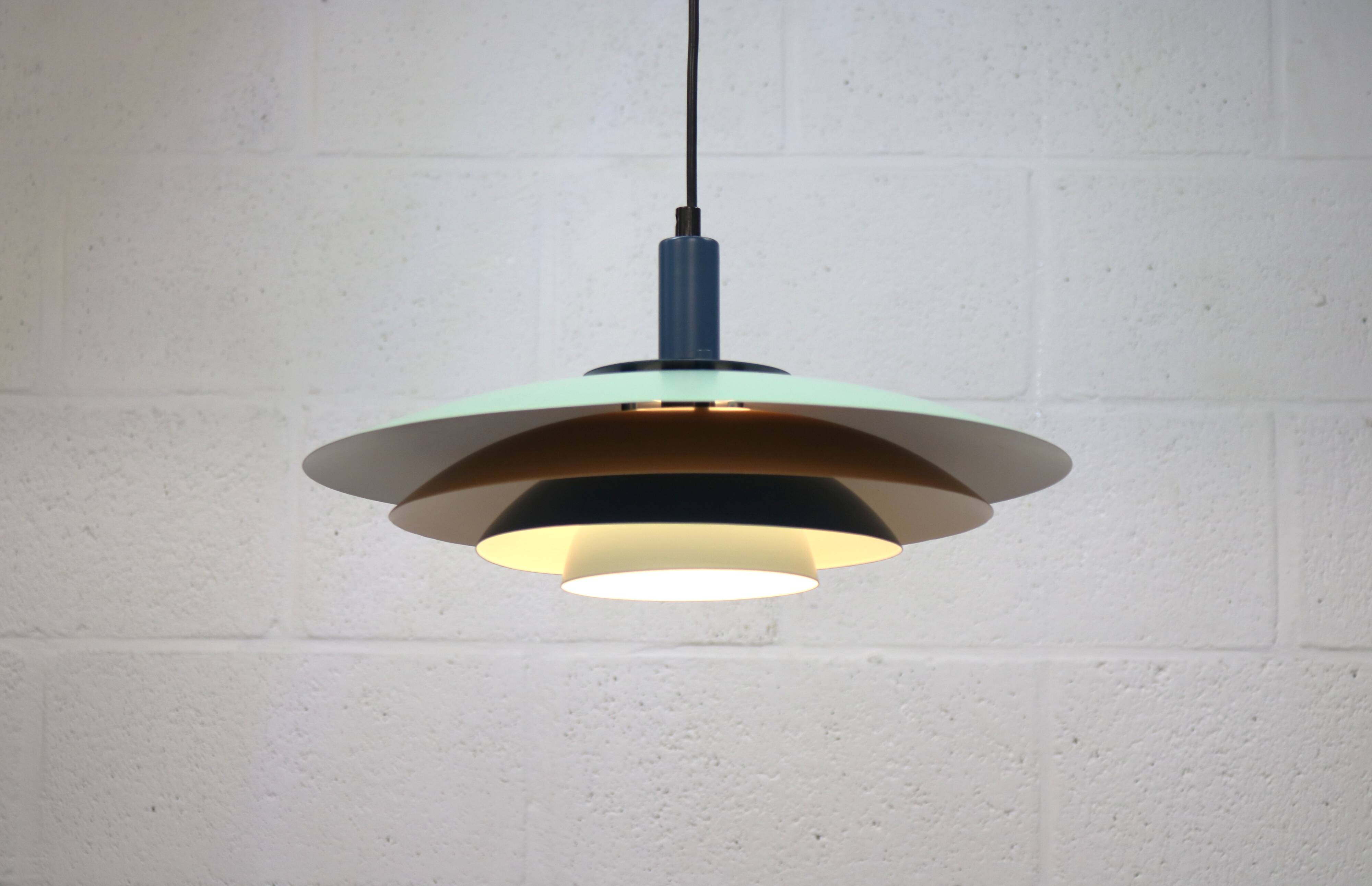 Vintage Danish Nordlux Pendant Lamp – Model 3948, 1980s