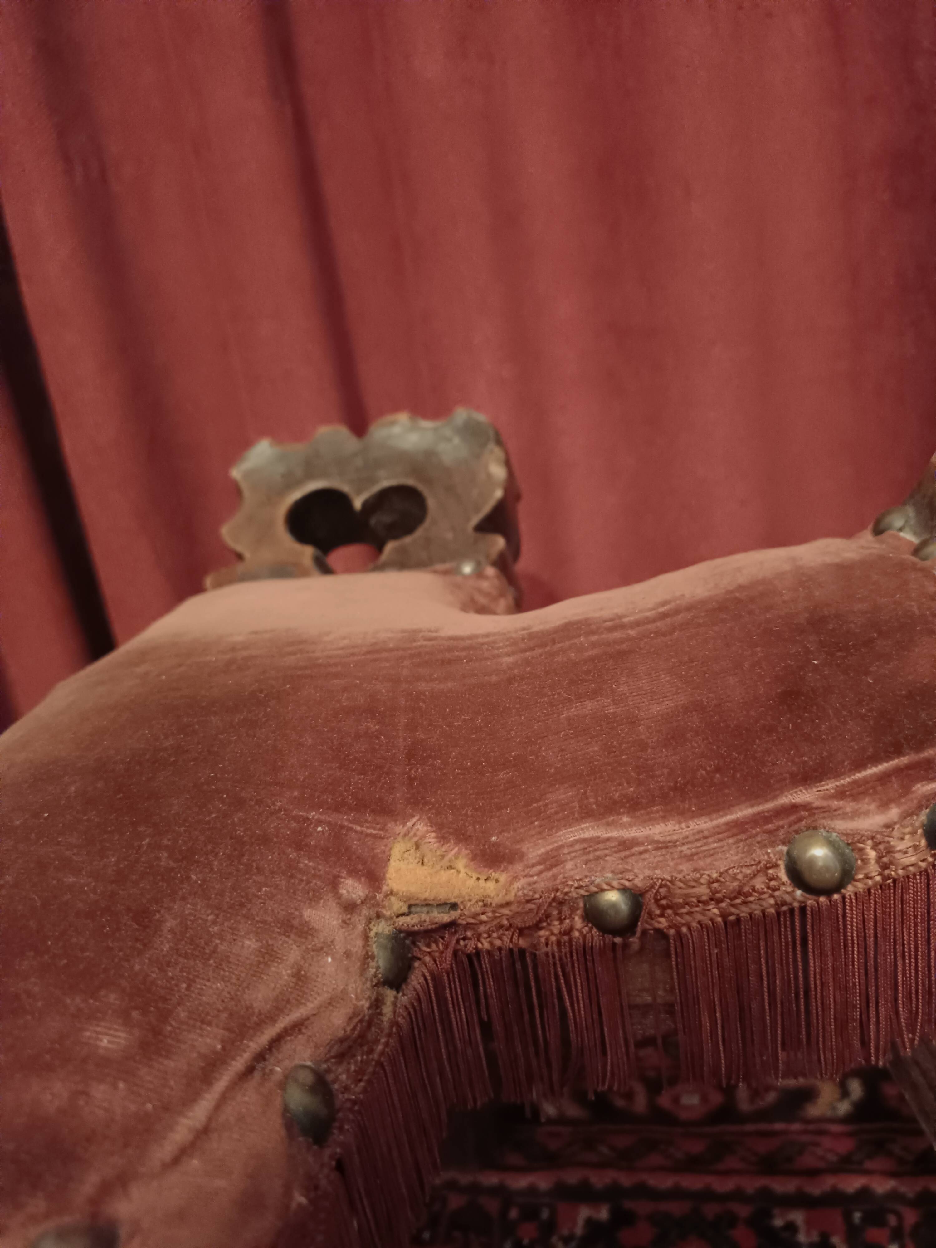 Brutalist chair with tripod legs