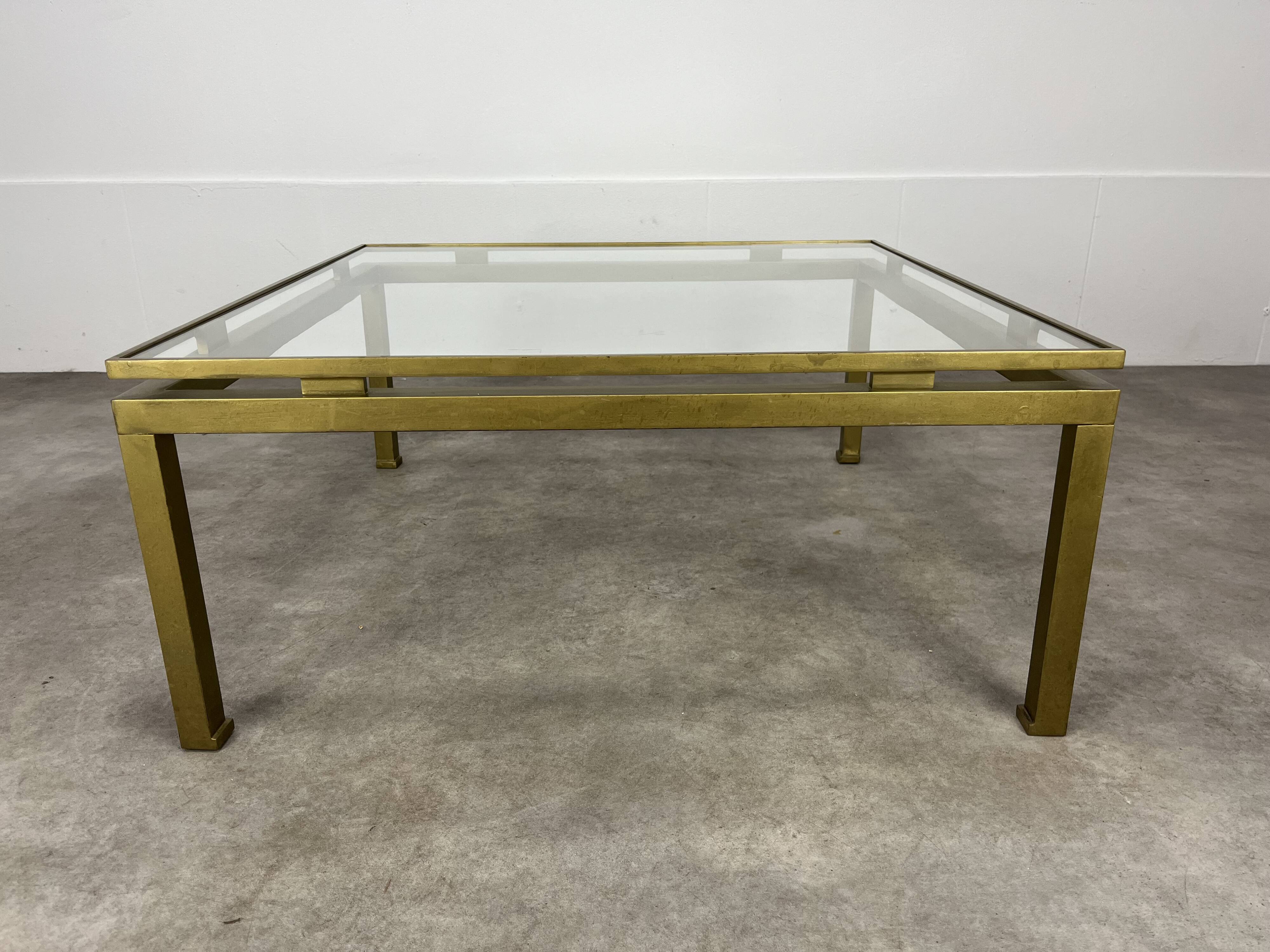 Table basse Guy Lefèvre pour Maison Jansen 1970