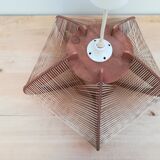 Scandinavian wood and wire suspension