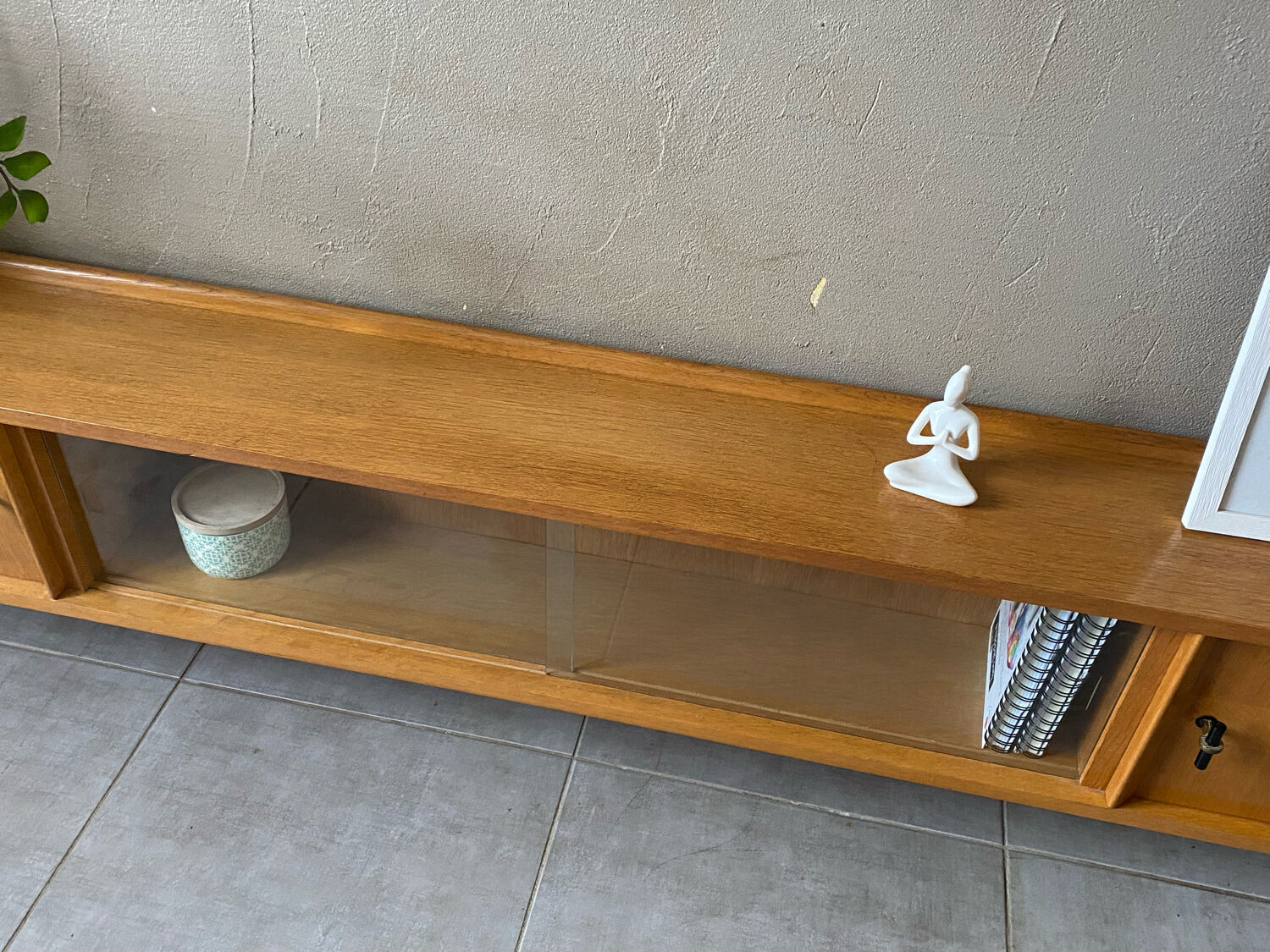 Vintage wooden row from the 50s-60s