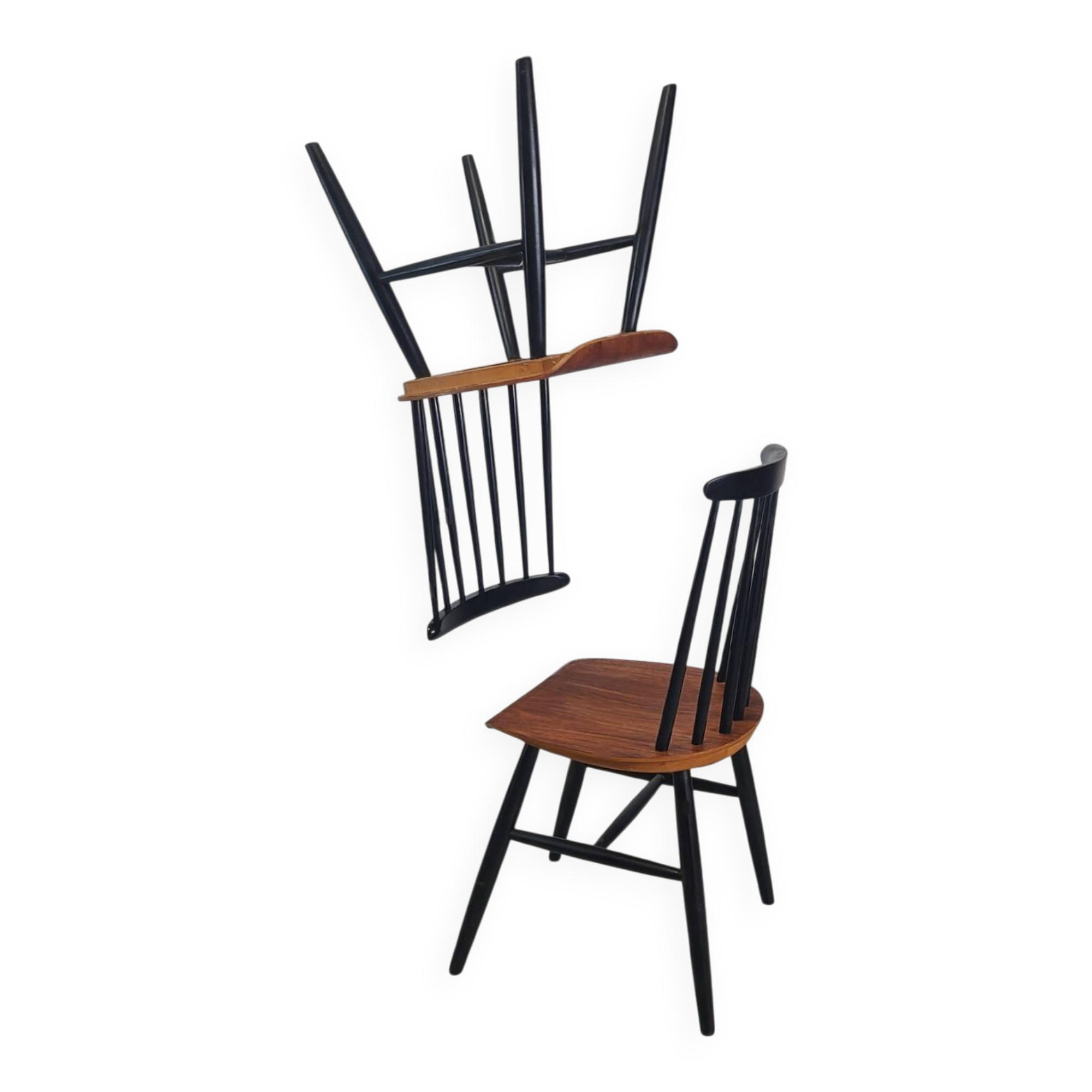 Fanett chairs design Ilmarii Tapiovaara vintage Scandinavian