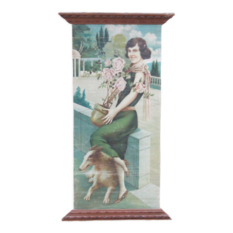 Art Deco painting hanging