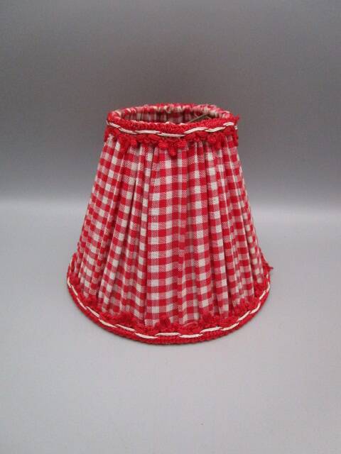 Petit abat-jour vintage Vichy