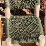 Macramé children's chair
