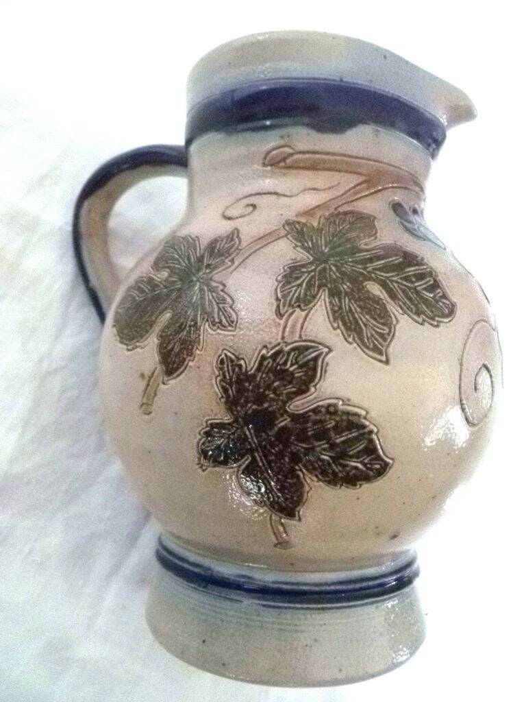 Alsace stoneware jug Roger Schmitter Betschdorf