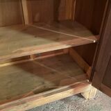 Vintage Parisian buffet made of raw wood