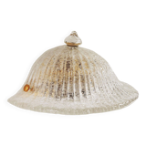 Wall lamp, Murano glass, Italian design, 1970s, manufacture: Italy