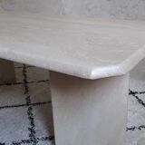 Low table in travertine