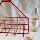 Vintage metal bottle holder