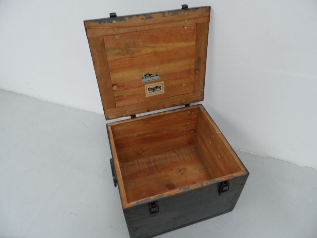 Vintage wooden chest