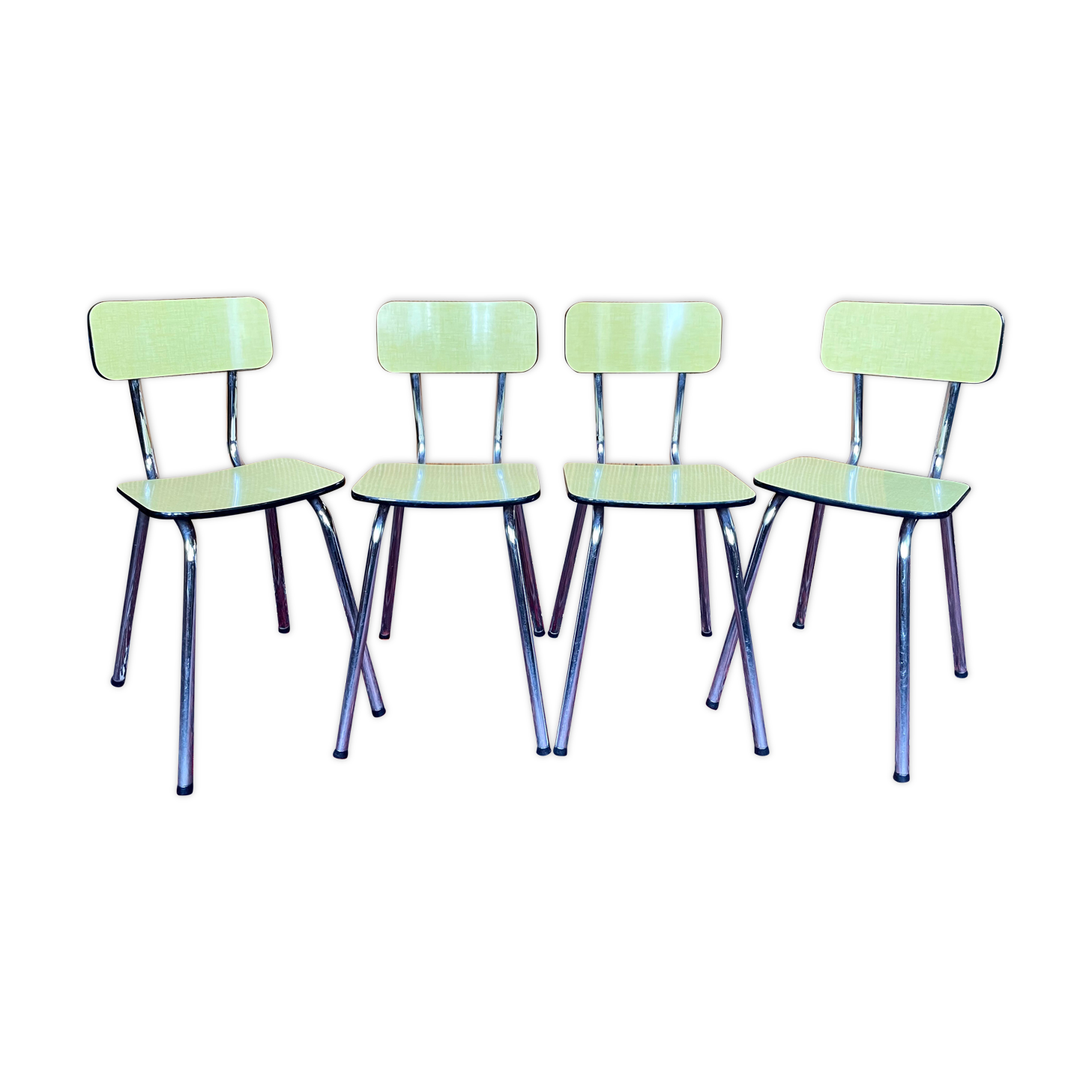 Chaises en formica 1960